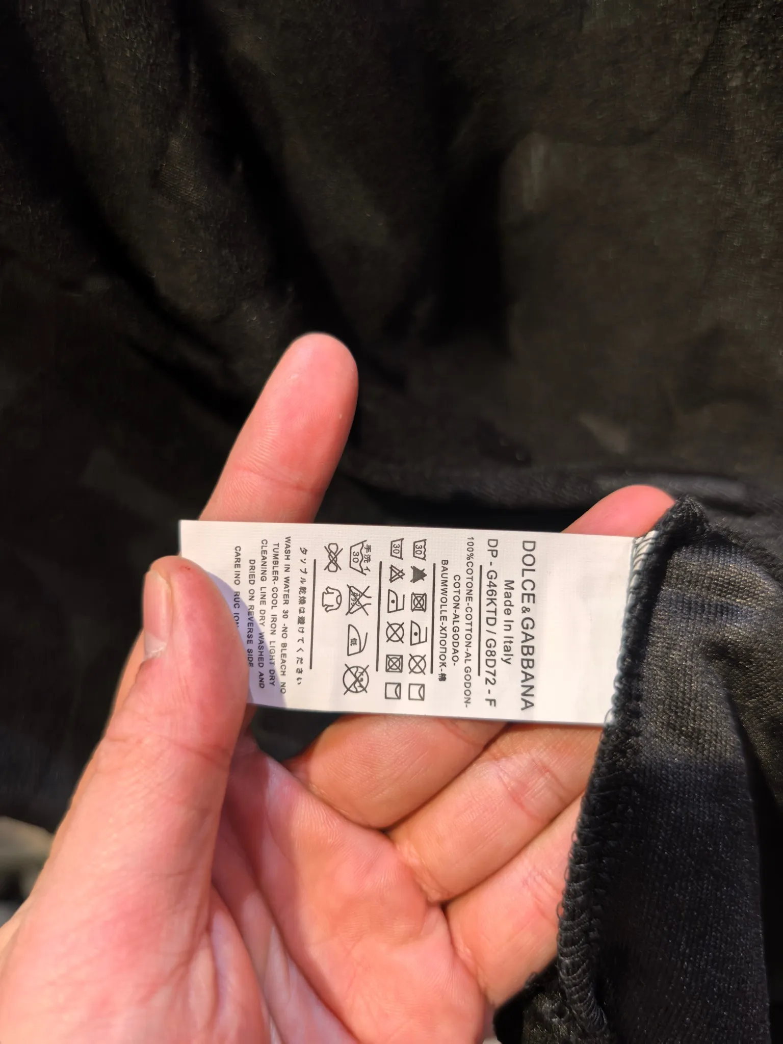 𝘿𝙊𝙇𝘾𝙀 & 𝙂𝘼𝘽𝘽𝘼𝙉𝘼 New Arrival polo DG Breathable Sizes 46 48 50 52